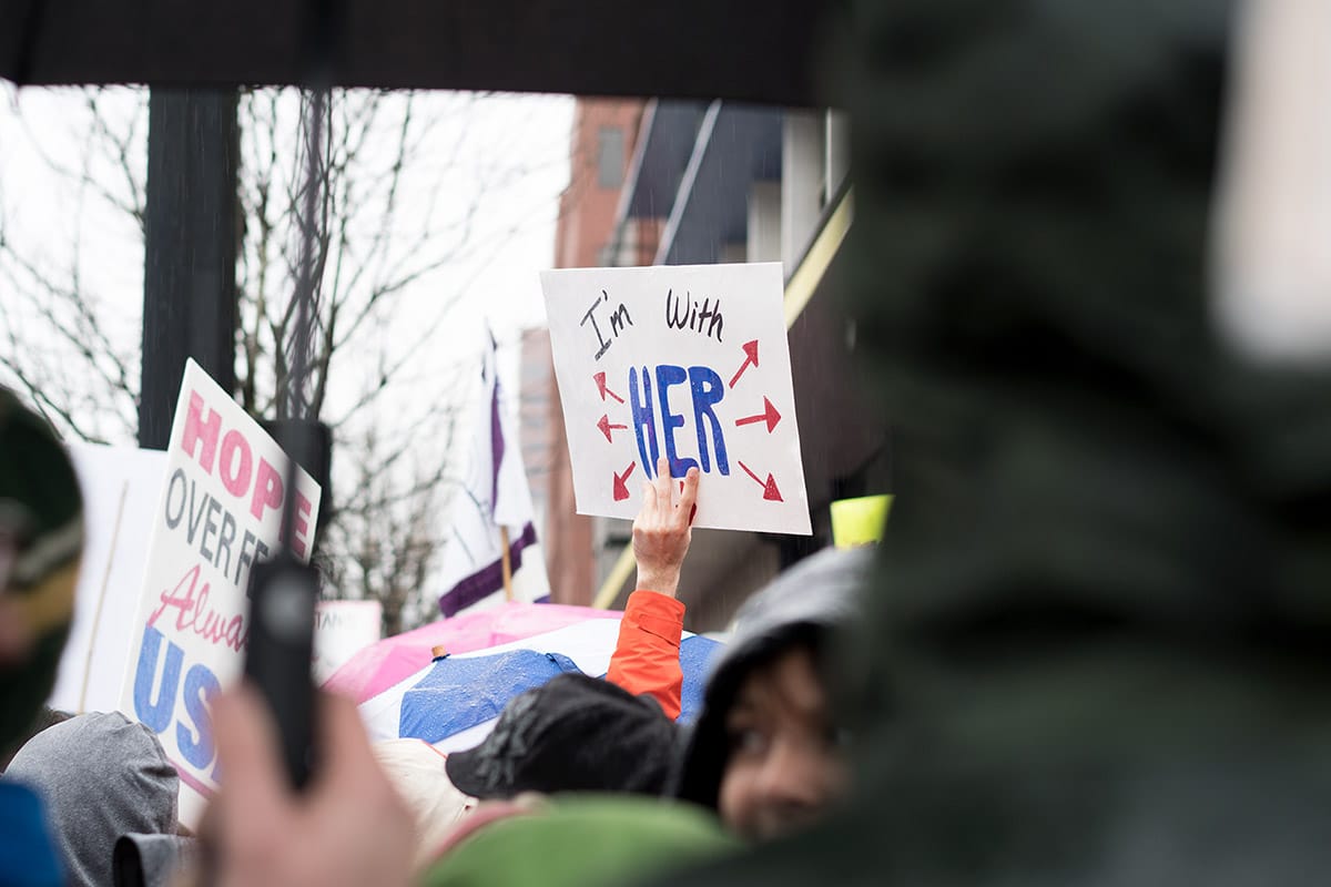 Women's march event photography