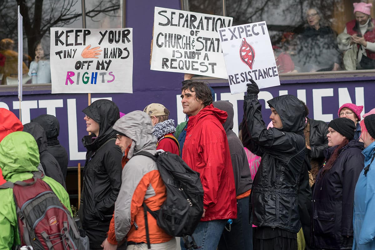 Women's march event photography
