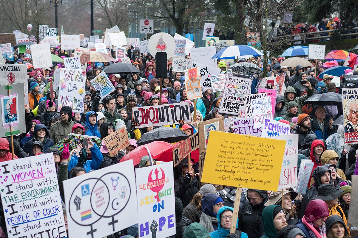 Portland Women's March Event Photography