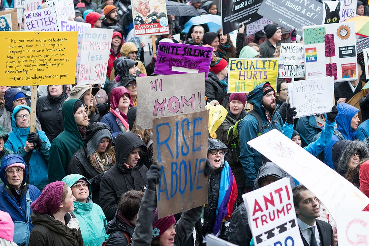 Women's march event photography