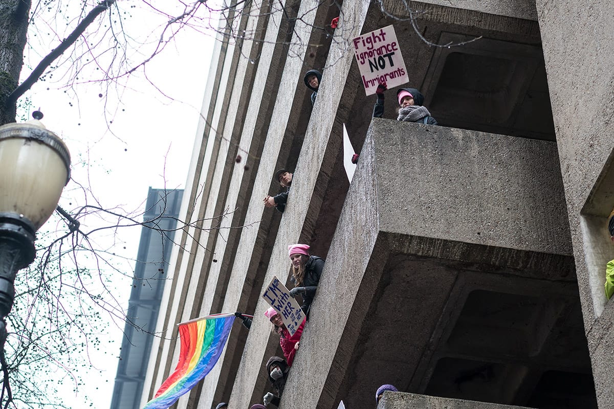 Women's march event photography