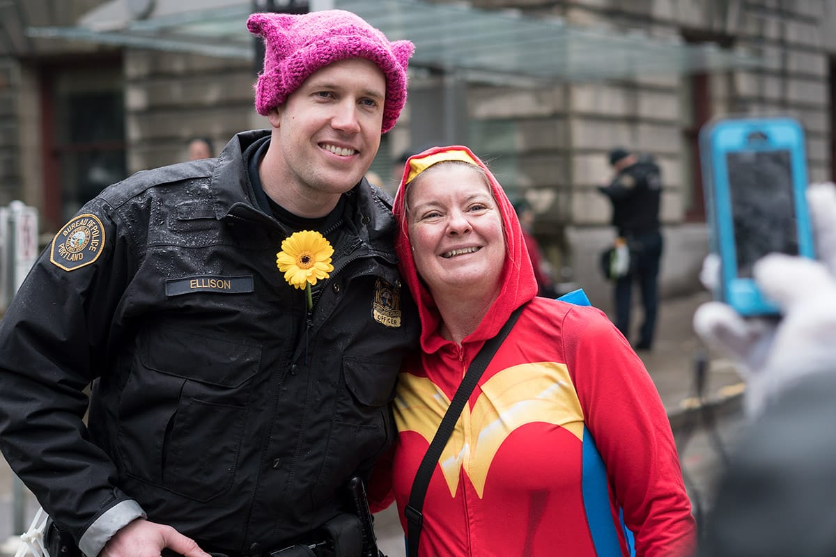 Women's march event photography