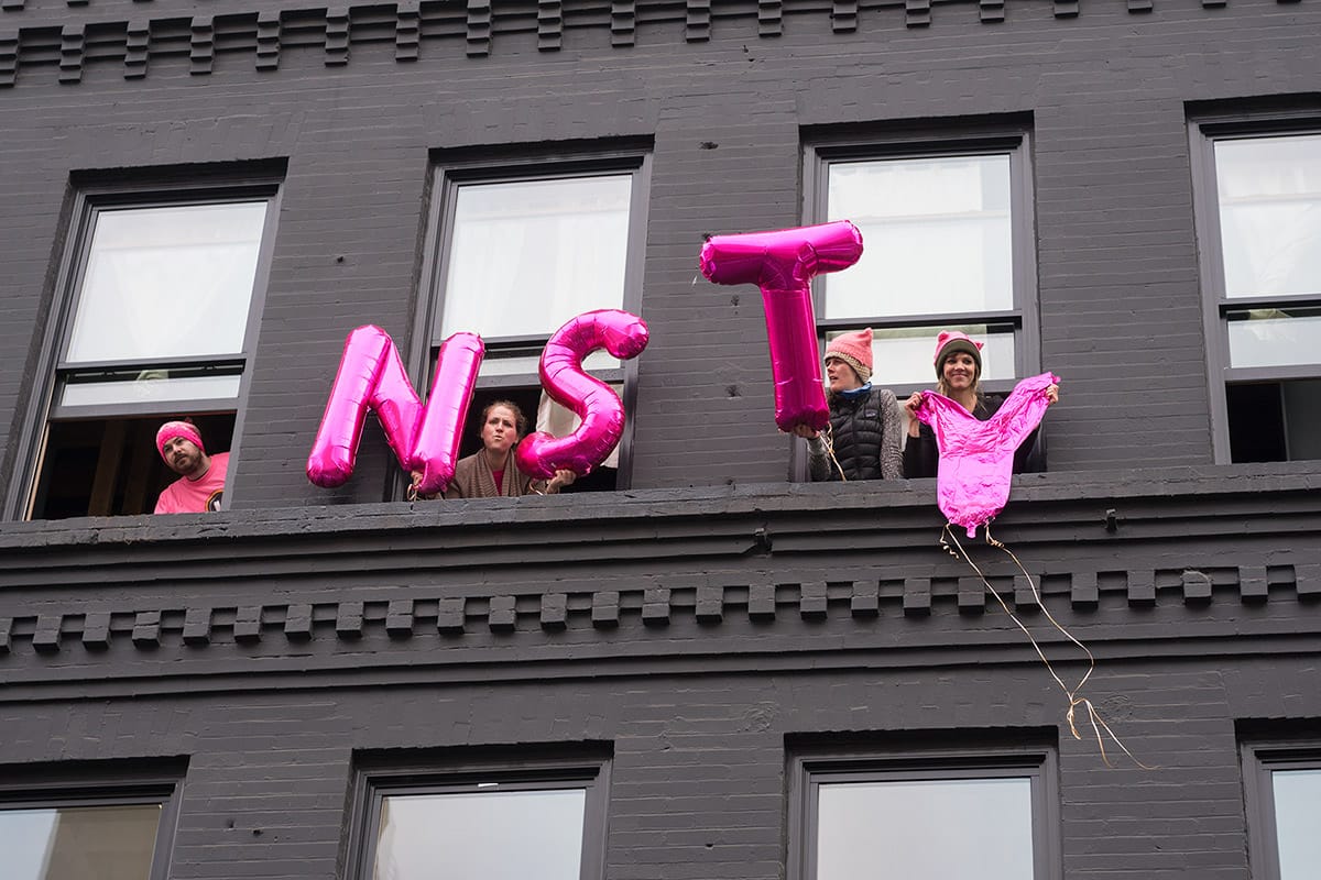 Women's march event photography