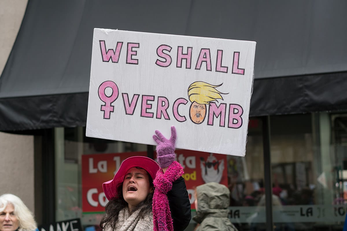 Women's march event photography