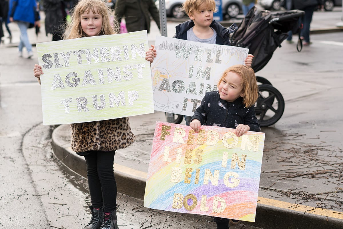 Women's march event photography