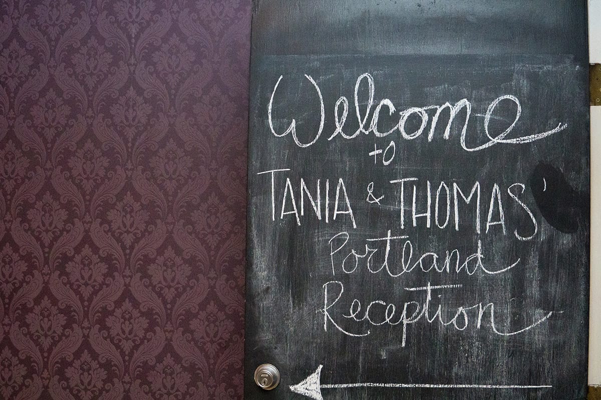 Tania & Thomas Oregon Wedding Reception Photography